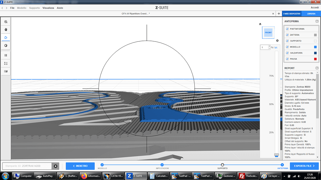 First layer gap - Z-SUITE/Firmware - Forum Zortrax